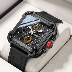 Fashion men watch brand ONOLA unique square design luxury quartz sports tape watches men waterproof