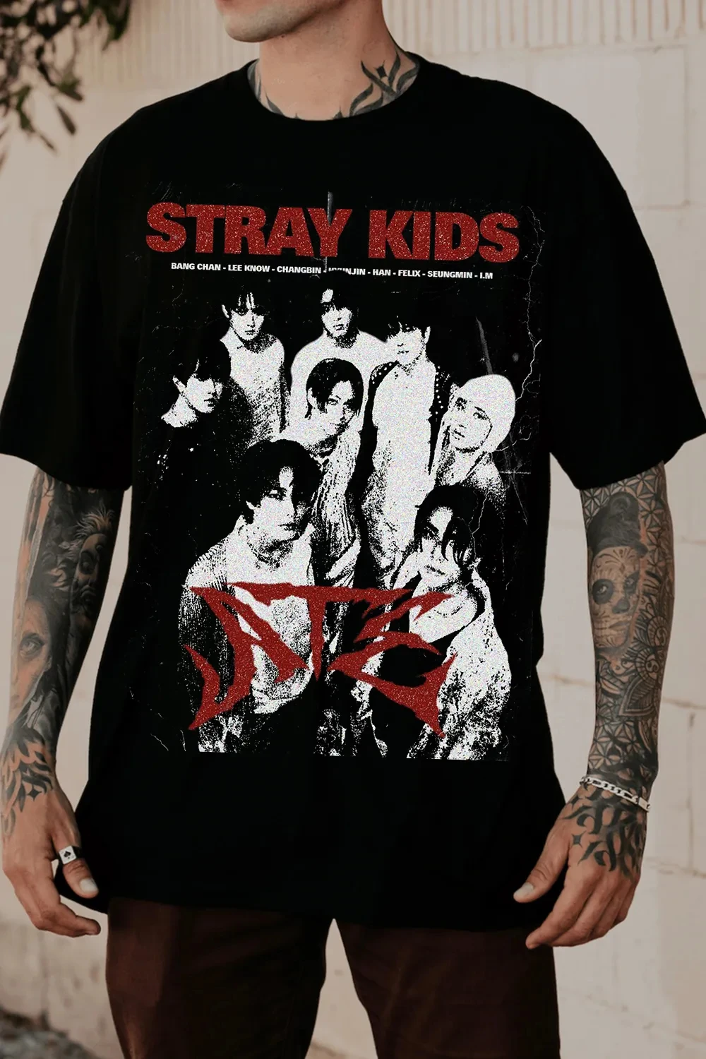 2026 Stray Kids T Shirt Mens Womens Cotton Tees Ummer Casual Short Sleeve Round Neck Clothing Loose Tops Trend - view 6