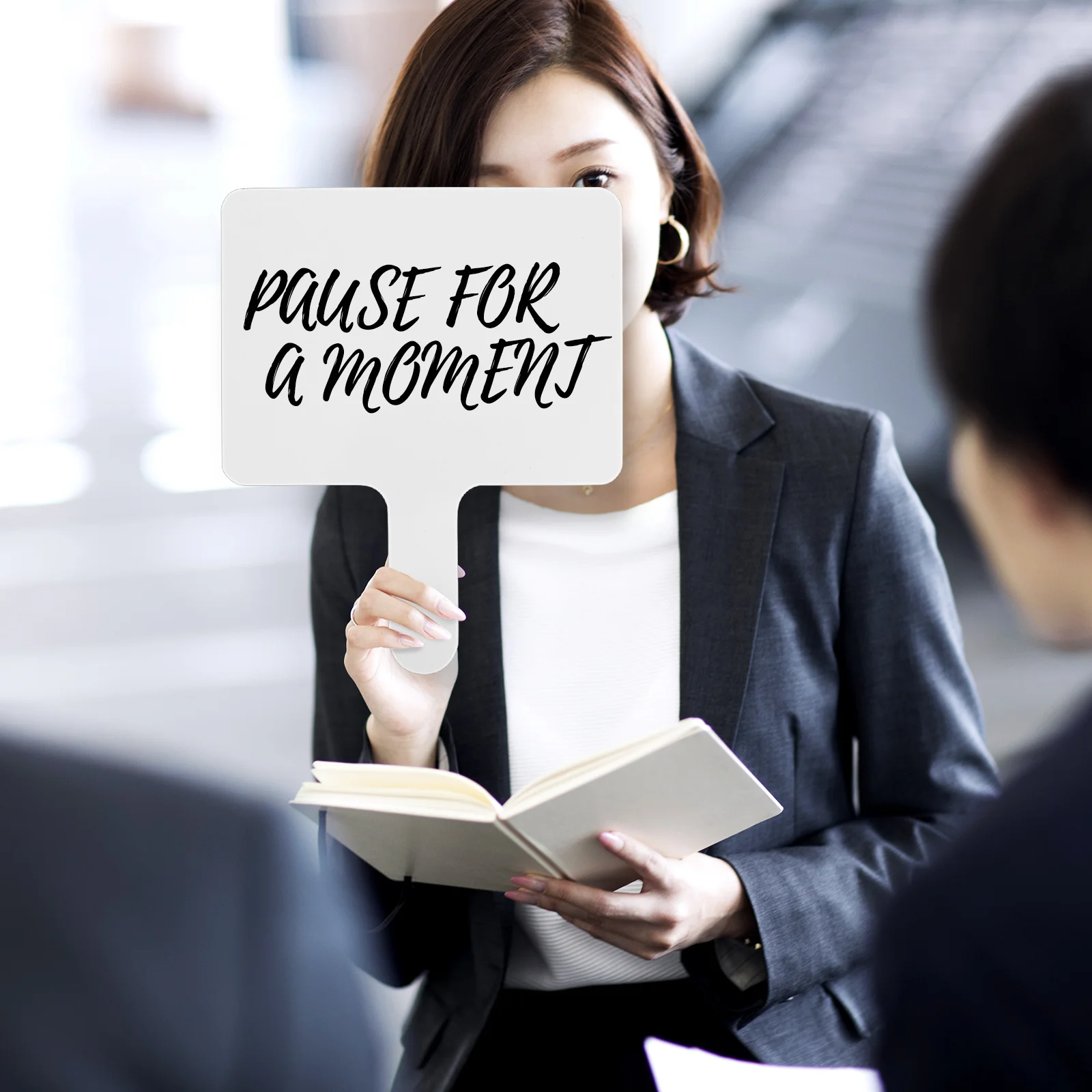 

6 Pcs Handheld Wooden Whiteboard Personal DIY Blank Writing Graffiti Auctions Whiteboards for Students