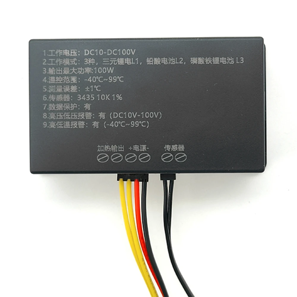 Led Display Voltage Meter Batterij Capaciteit Indicator Lithium Batterij Detector Waterdicht Met Temperatuurregeling Functie