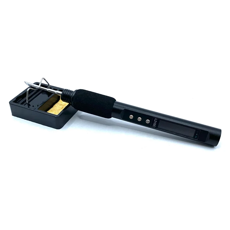 Портативный электрический паяльник ABLU-L210C PD 100 Вт 50-500 ° Паяльная станция с цветным экраном C с регулируемой температурой 0,99 дюйма