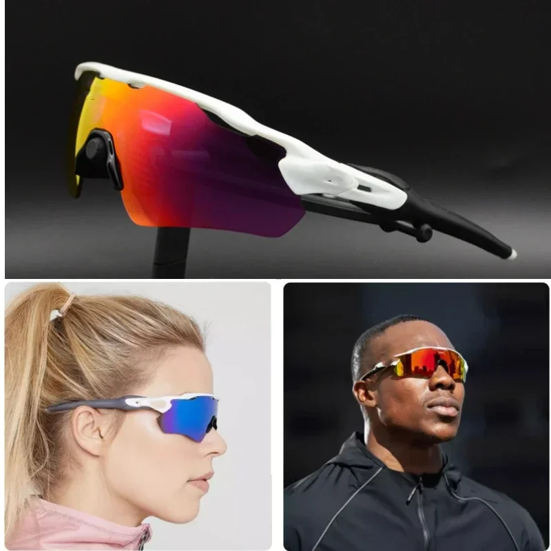 Outdoor MTB Cycling sunglasses Half Frame polarized  bicycle galsses men and women camping Running Marathon Sports Sunglasses