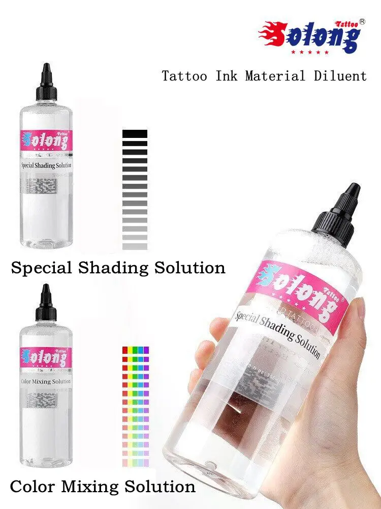 120/360ML Roztwór tuszu do tatuażu Kolor Specjalne cieniowanie Roztwór do mieszania Mieszanie Pigment Wzmacniacz Rozcieńczalnik materiału do tatuażu