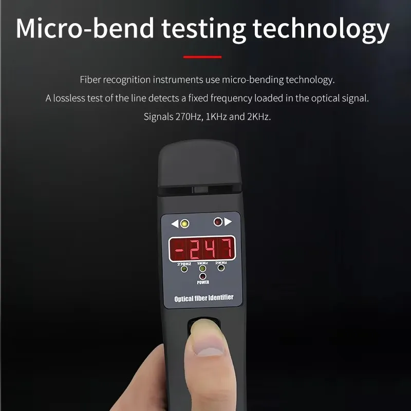 معرف الألياف البصرية معرف الألياف الضوئية المباشرة 800nm-1700nm كابل الألياف محدد الأعطال البصرية