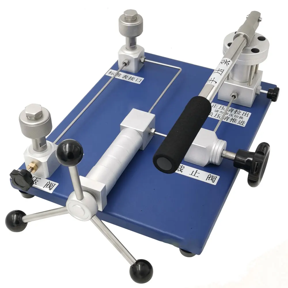 Air pressure calibration station Pressure gauge Vacuum calibration station Gas pressure generator Device