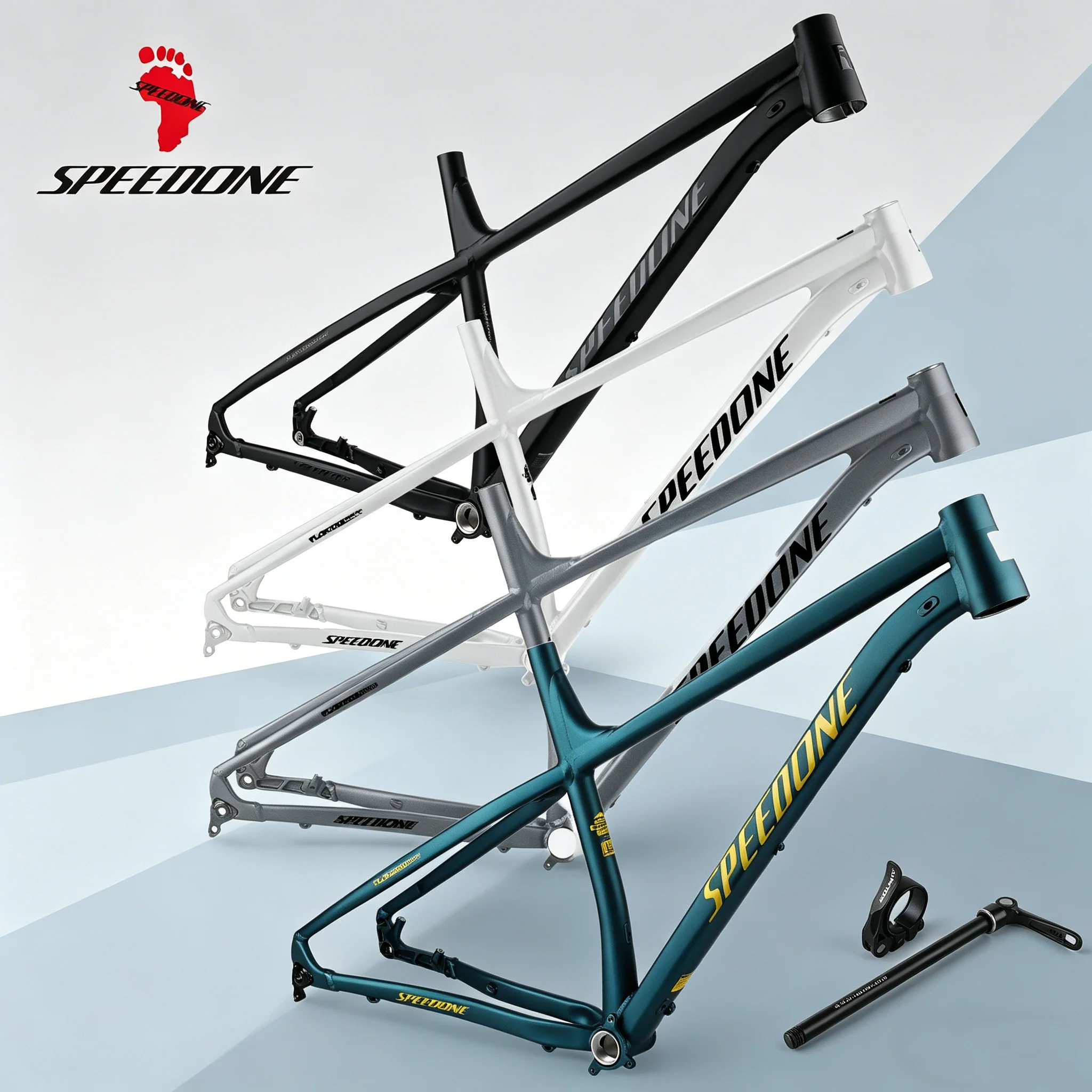 

SPEEDONE MTB Rim Frame 29 12x148mm 29er Frame for Endurance Racing Mountain Bicycle Parts Matte Gradient Aluminum Bicycle Frame