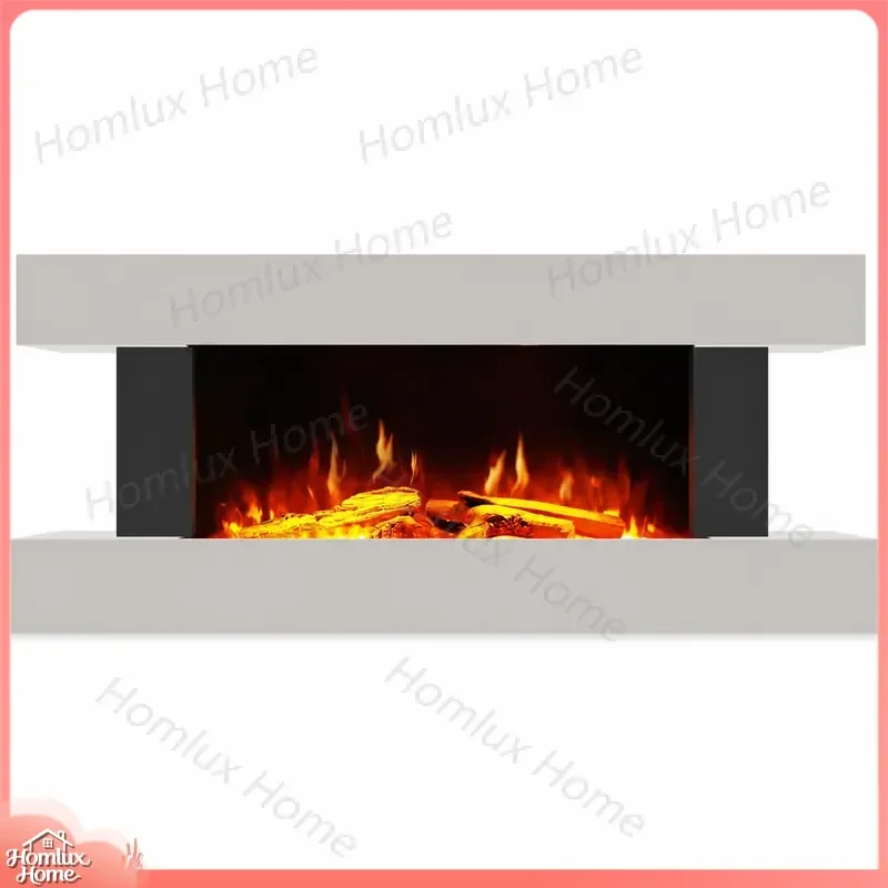 Fireplace Heater Wall Mounted Indoor Decorative Fireplace for Living Room Bedroom Home Heating Stylish Modern Design