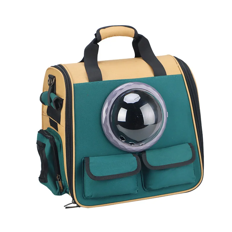 

Go out Portable Space Capsule Pet Backpack Cat School Bag Large Capacity Carry Dog Bag