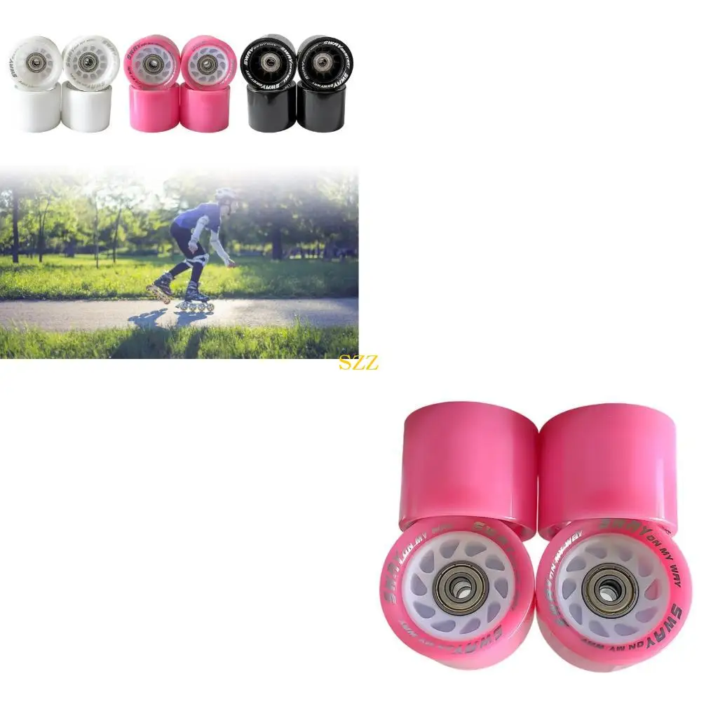 

4pack High Elasticity Longboards Street Surfing Изное колесо износостой