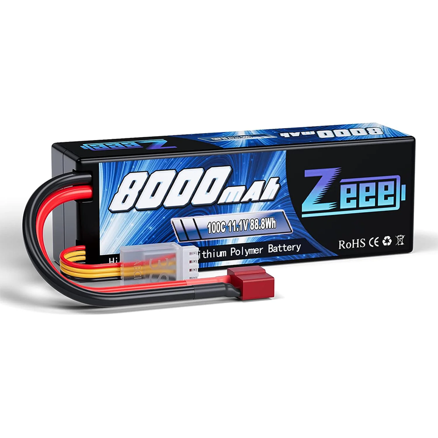 Zeee Lipo 3S 8000mAh Batterie 11,1V 100C mit Deans Stecker für RC Auto Lipo Batterie Lkw RC FPV Drone Flugzeug Boot Buggy Teile