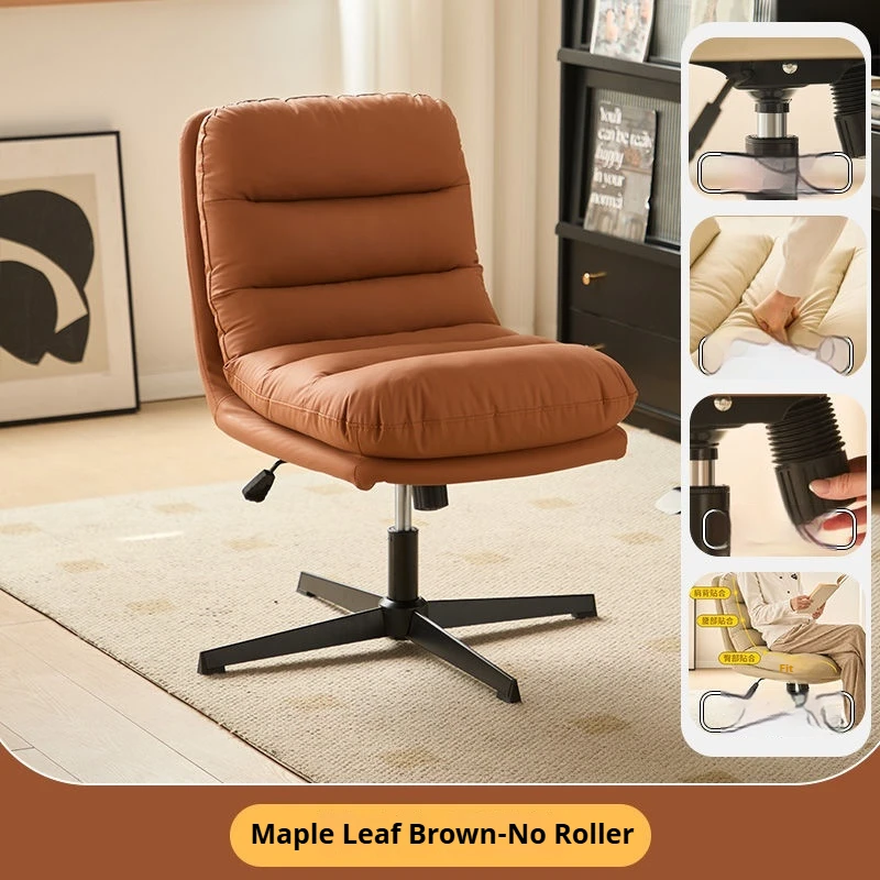 

M Home Office Desk Chair Modern Upholstered Computer Chair Adjustable Swivel Task Chair With Wheels Ergonomic Comfy Seating M