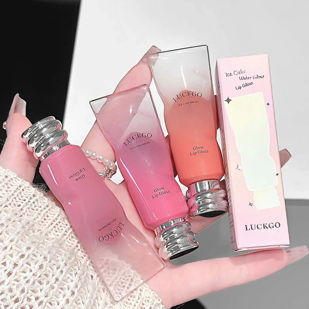 Water Plump Glaze Lip Gloss Moisturizing Mirror Finish Non Sticky_voghion.com