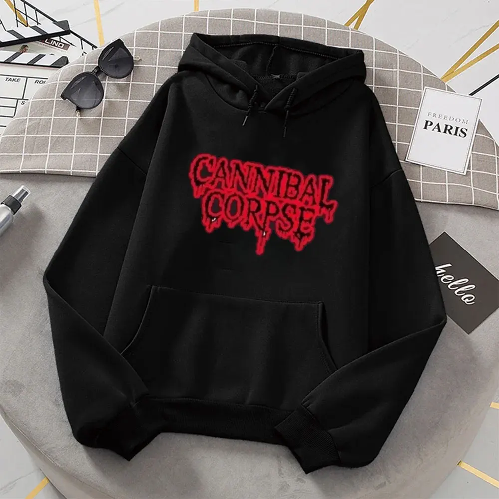 

Мужская толстовка с капюшоном Cannibal Corpse 25-летняя толстовка с капюшоном Death Metal Band Butchered Skull Tomb Hoodies
