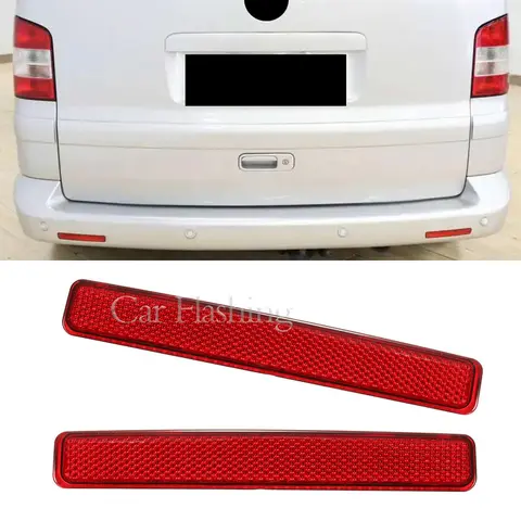 Car Flashing Left Right Rear Bumper Reflector For VW Transporter/Caravelle T5 2003-2011 7E0945105 7E0945106 Car Accessories