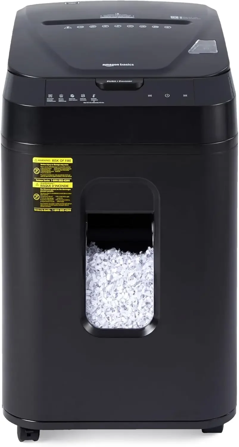 150 Sheet Autofeed Micro Cut Paper Shredder, Black