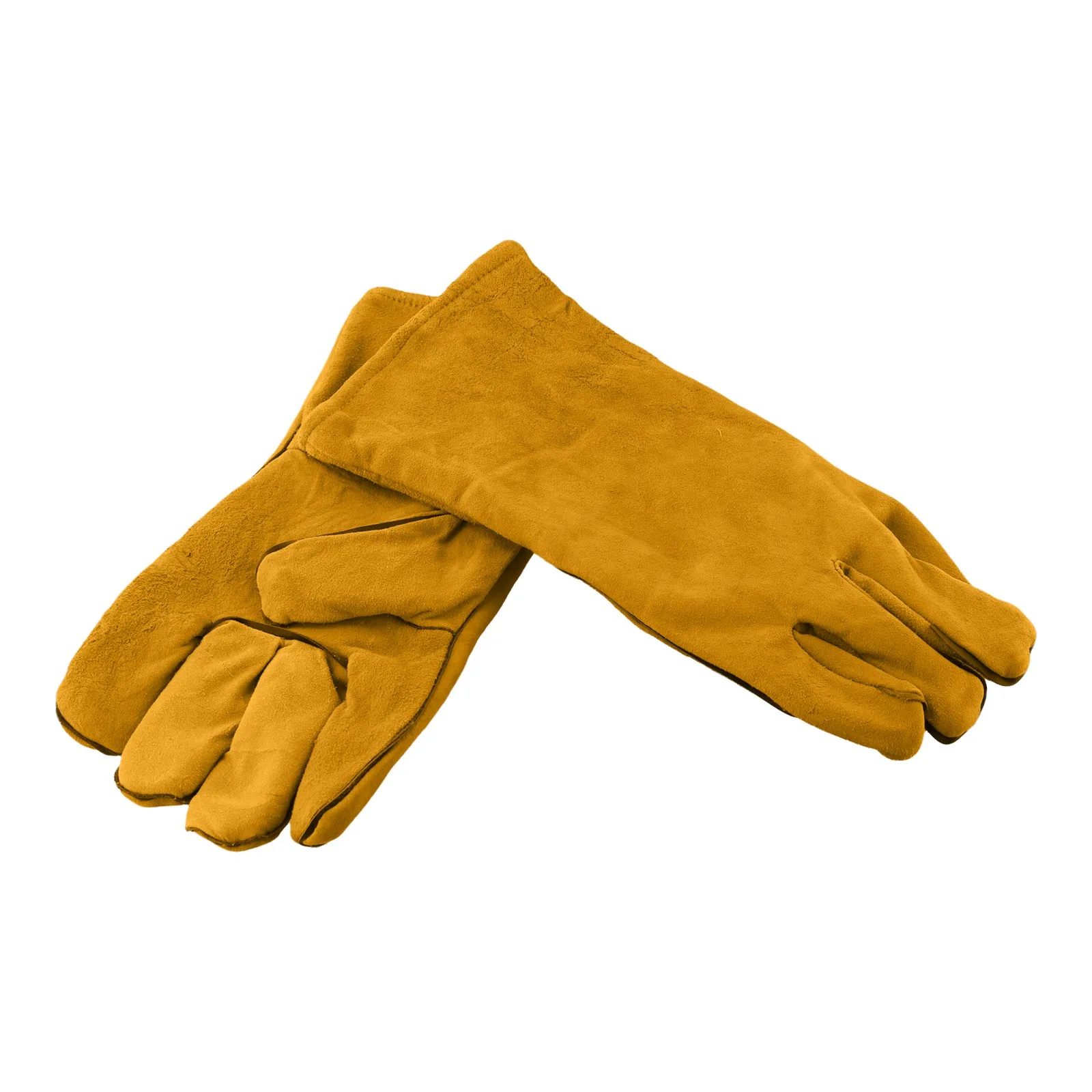1pair  Labor Protection Work Gloves Cowhide Welding Safety Protection Wear-Resistant Insulated Welding Gloves Tools