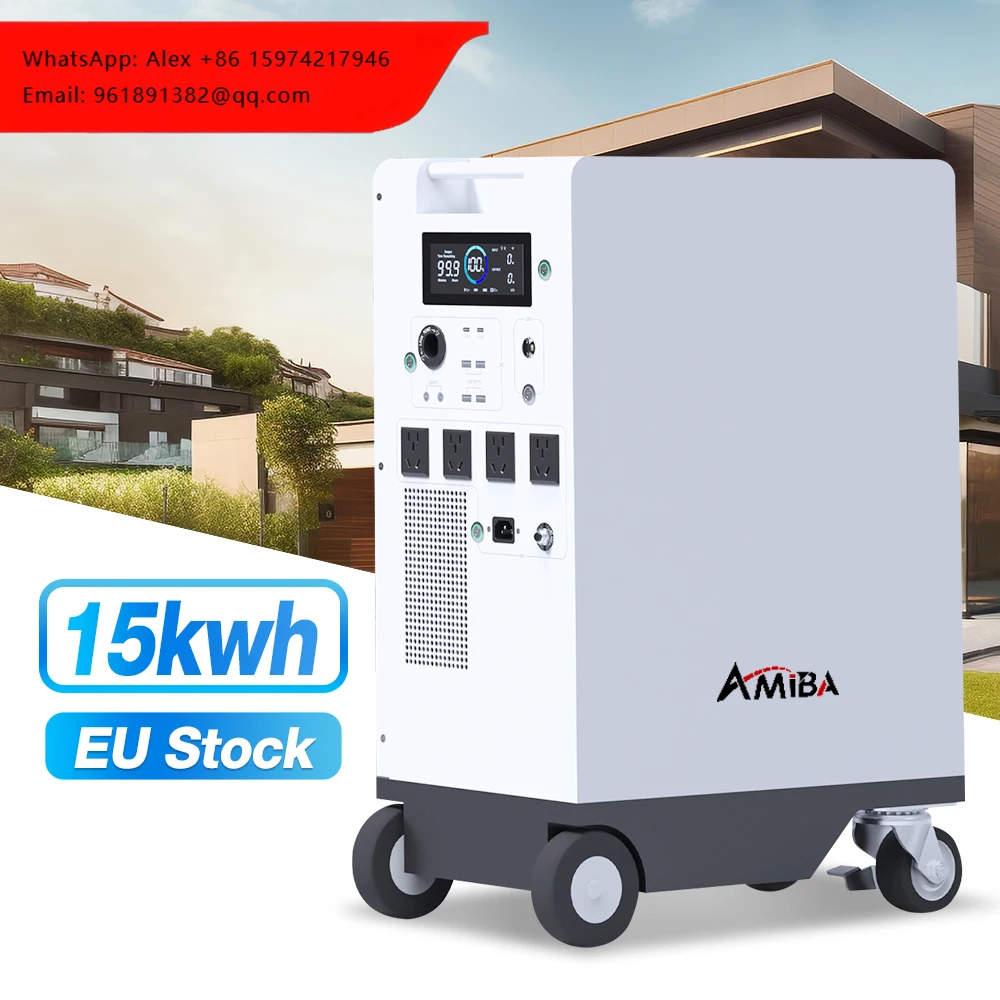 

Amiba Energy All-in-One 5Kwh Battery Inverter 51.2V 10.24Kwh Home Energy Storage Split BMS Floor Mounted Lifepo4 Battery UPS