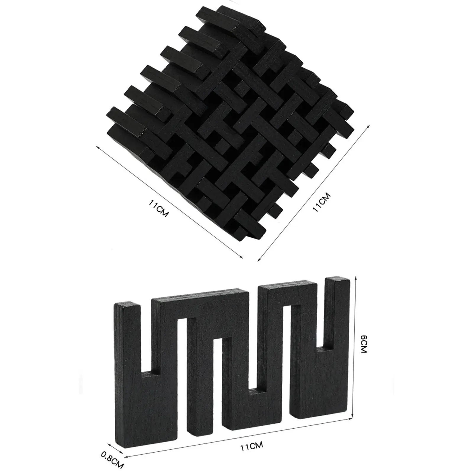 

Brain Teaser Puzzle Fine Motor Skills IQ Challenge Kongming Lock Disentanglement Interlock for Teens and Adults Birthday Gifts