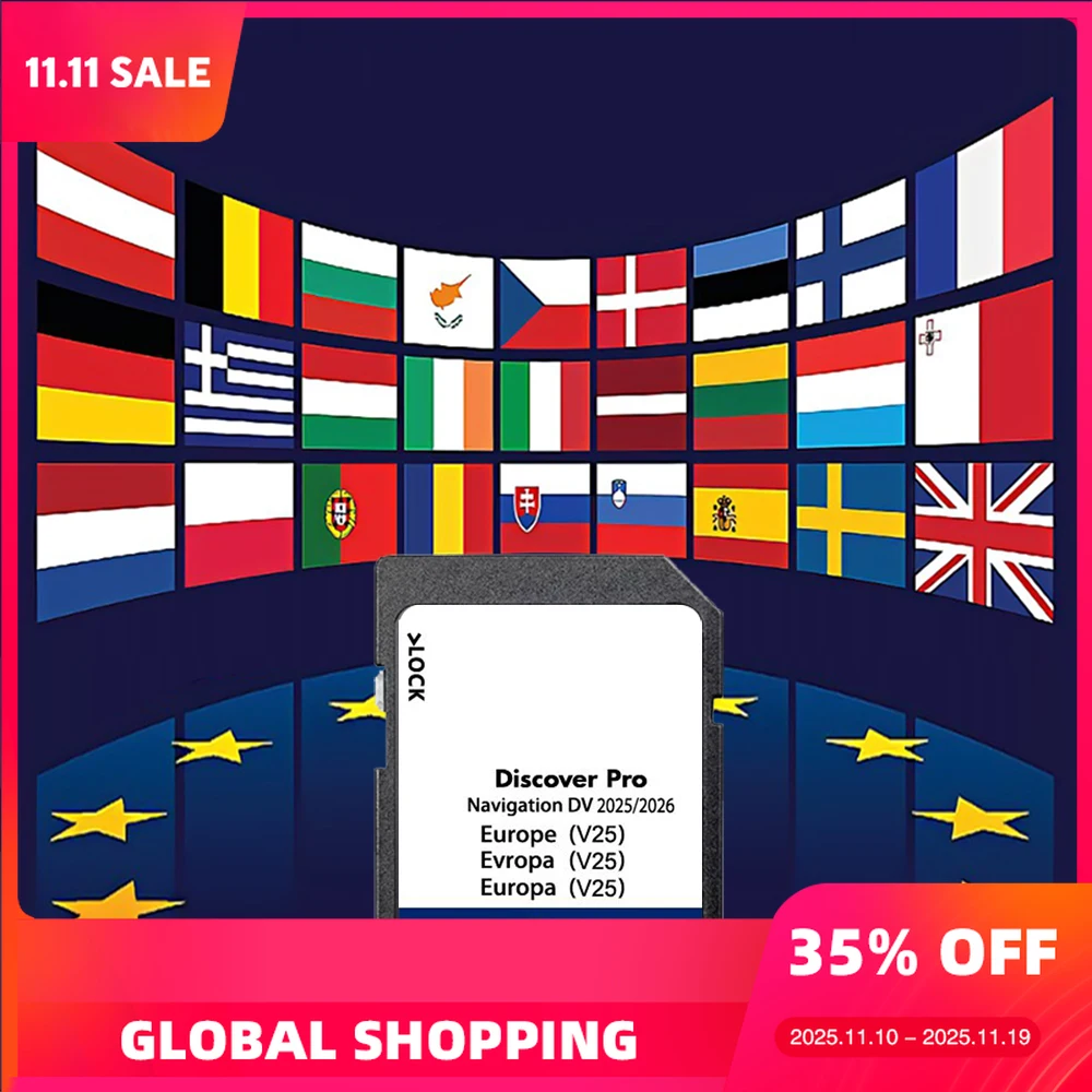 

Genuine Navigation Card Discover Pro Media for VW e-Golf Golf Passat Tiguan Car DV V25 Sat Nav 64GB SD Card 510919866CC