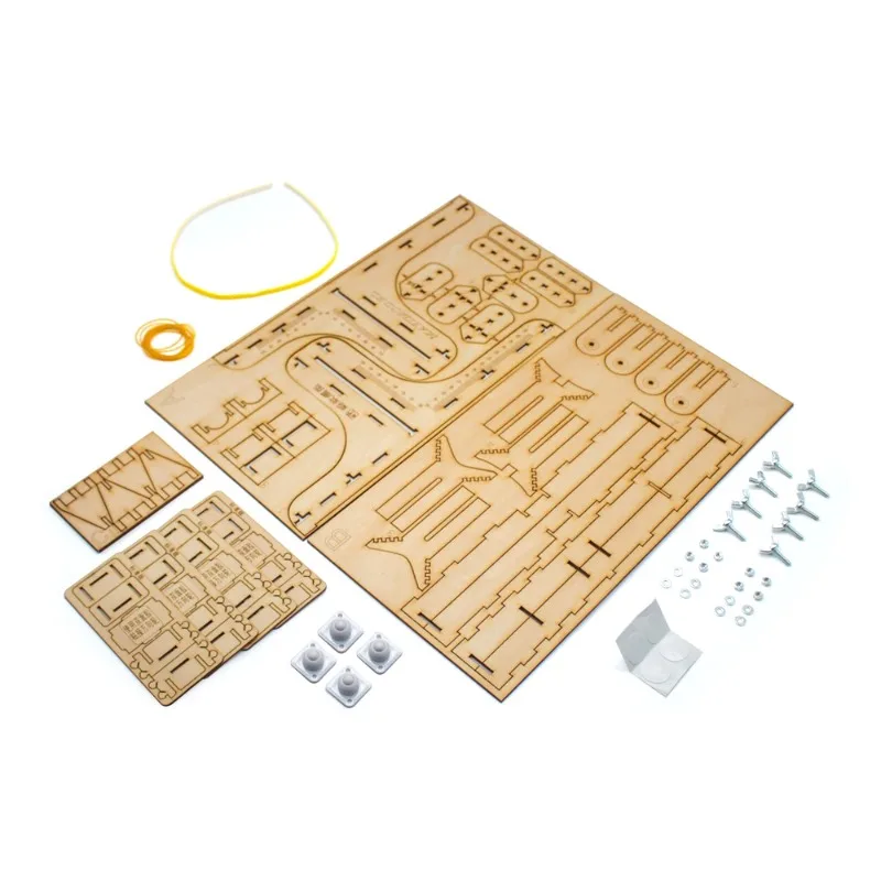 Aircraft Model Display Stand Laminated Board Assembly Bracket Support with Scale for DIY Painting Model Airplane Hobby Tools