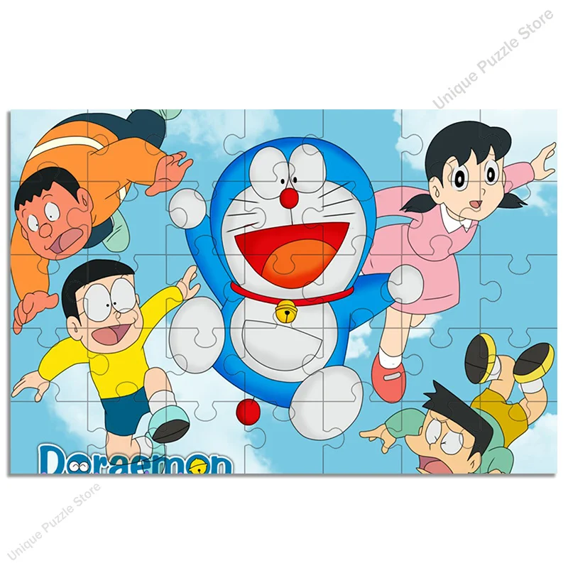 Anime Puzzel Voor Kinderen En Volwassenen Doraemon Grote Beer Zijn Vrienden Puzzel Puzzel 35/300/500/1000 Stuks Puzzel Kids Verjaardagscadeaus