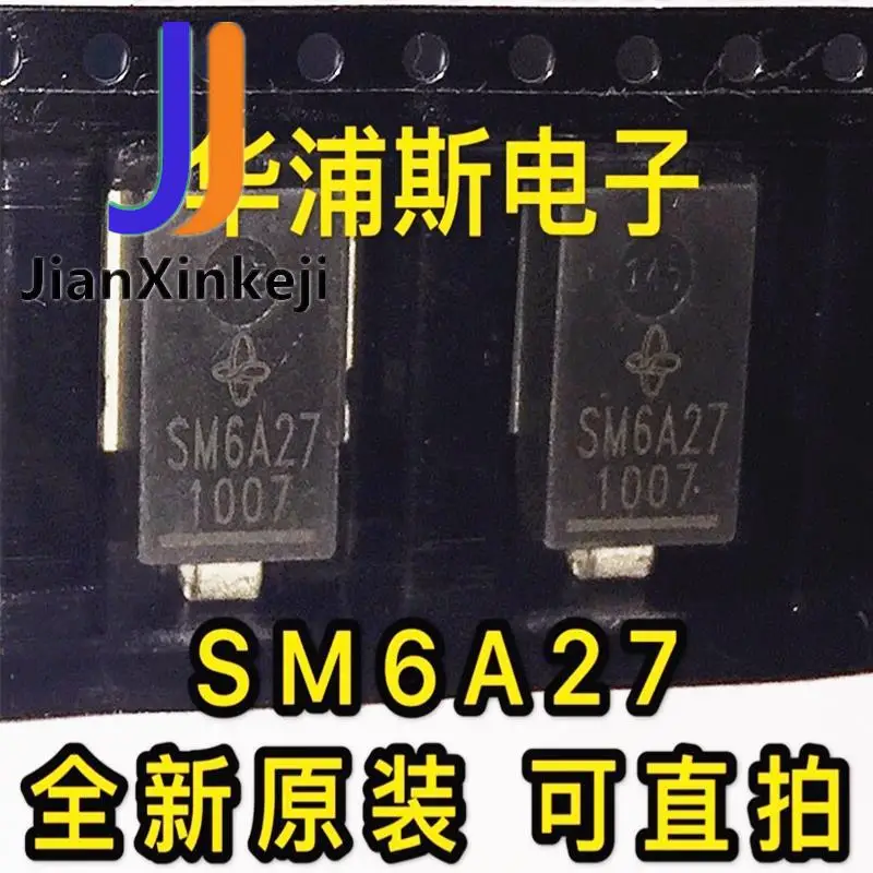 10pcs 100% orginal new  SMD SM6A27 Transient Suppression TVS Zener Diode Automotive IC Computer Board High Power DO-218