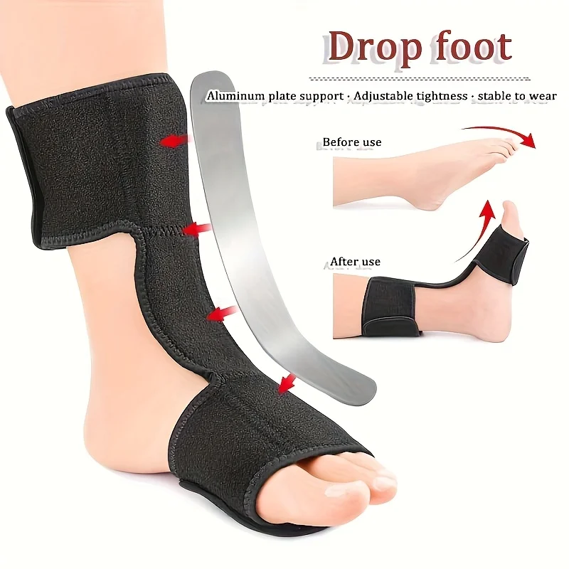 

1PC Plantar Fasciitis Night Splint Adjustable Ankle Brace Foot Drop Brace for Plantar Fasciitis Arch Foot Pain Achilles banket