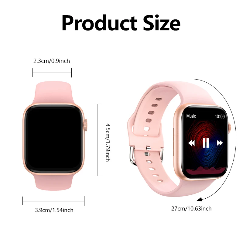 Smart watch, wireless calling /dial, multi -Sport mode, calling reminder and rejection,information reminder,for iPhone/Andriod