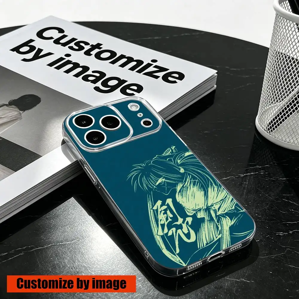 

Rurouni K-Kenshin Hi-mura Anime Phone Case Transparent Silicone Soft For IPhone 17 16 15 14 13 12 Mini Pro Max Plus