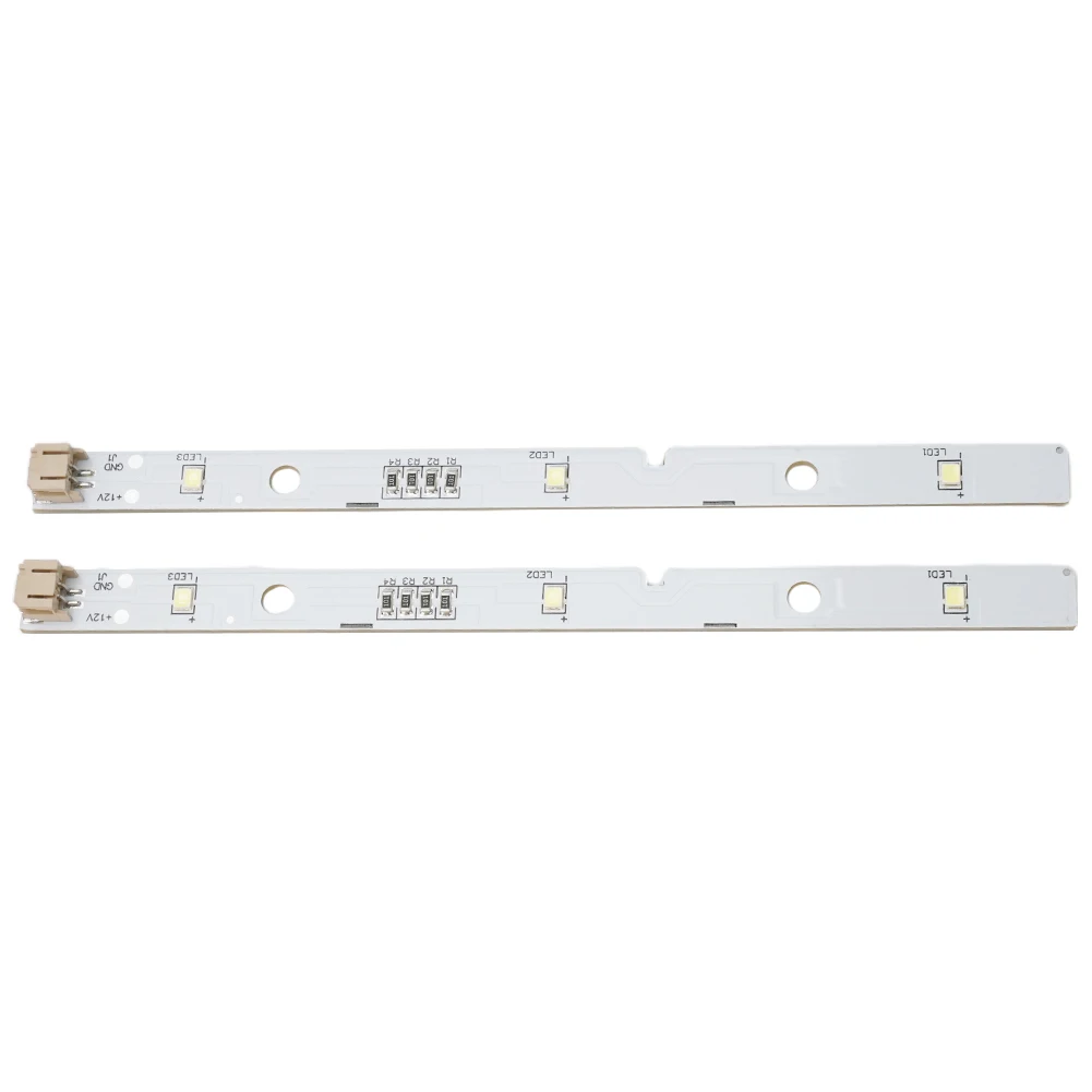 2 Pcs LED Light Strips Replacement Fit For Rongsheng/Hisense Refrigerator MDDZ-162A 1629348  1529227