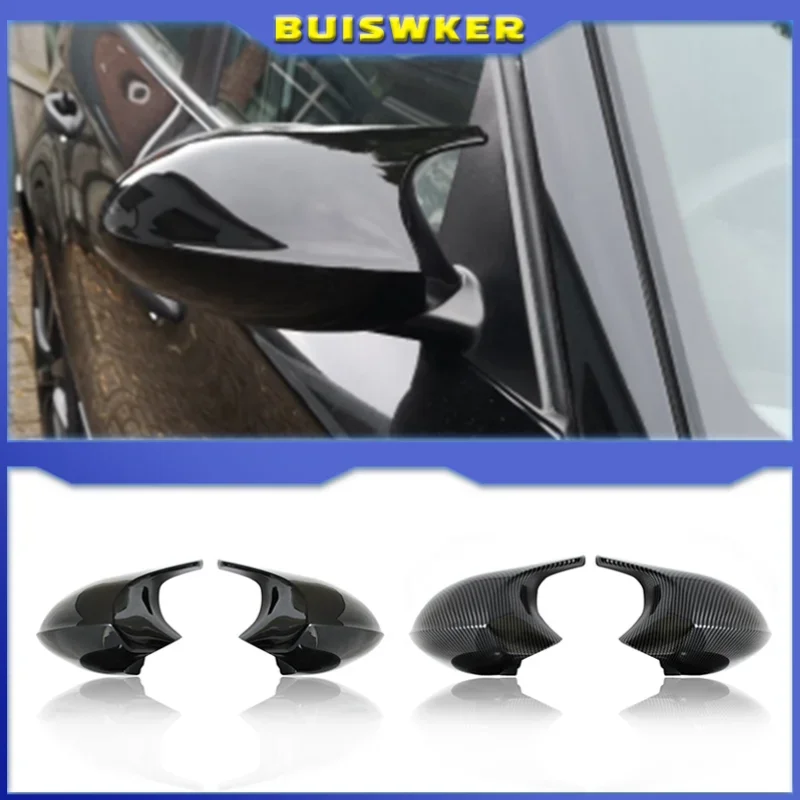 

Rea rview Mirror Covers Caps for Bmw E81 E82 E87 ,116i 118i 120i E88 E90 E91 E92 E93 Carbon Fiber Gloss Black