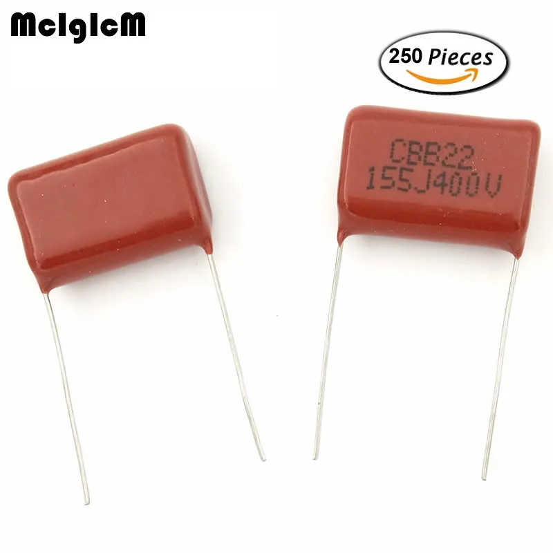 

155 1.5uF 400V 630V CBB Polypropylene film capacitor pitch 20mm 22mm 1.5uF