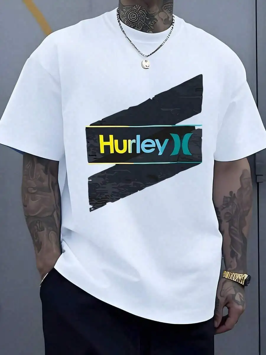 The Hurley Logo Represents Freedom And The Endless Pursuit Of Adventure With A Minimalist Geometric Flair T-Shirt Breathable Swe