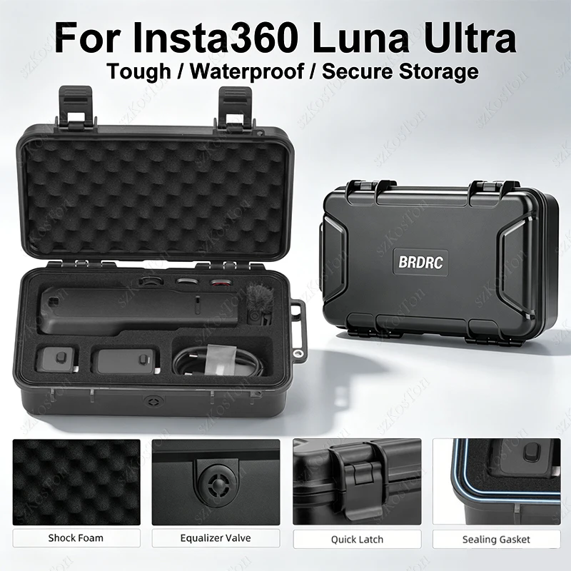 insta360-ルナ超防水ハードケーストラベルボックスポータブルキャリングケースジンバルカメラアクセサリー