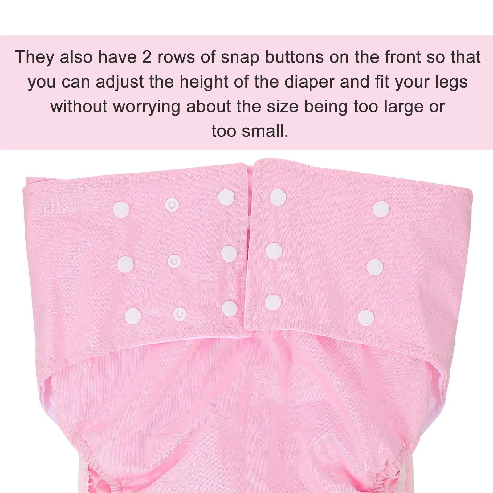 

1Pcs Reusable Breathable Adult Diaper Waterproof Washable Leakproof Sanitary Pants Comfortable Supple Soft Adult