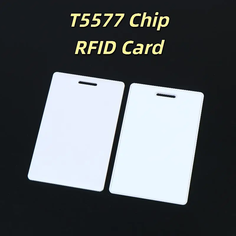 (BF06)1/3Pcs Copy Rewritable Duplicate 125Khz RFID T5577 Writable Thick Card RFID T5577 Blank Card Chip Cards