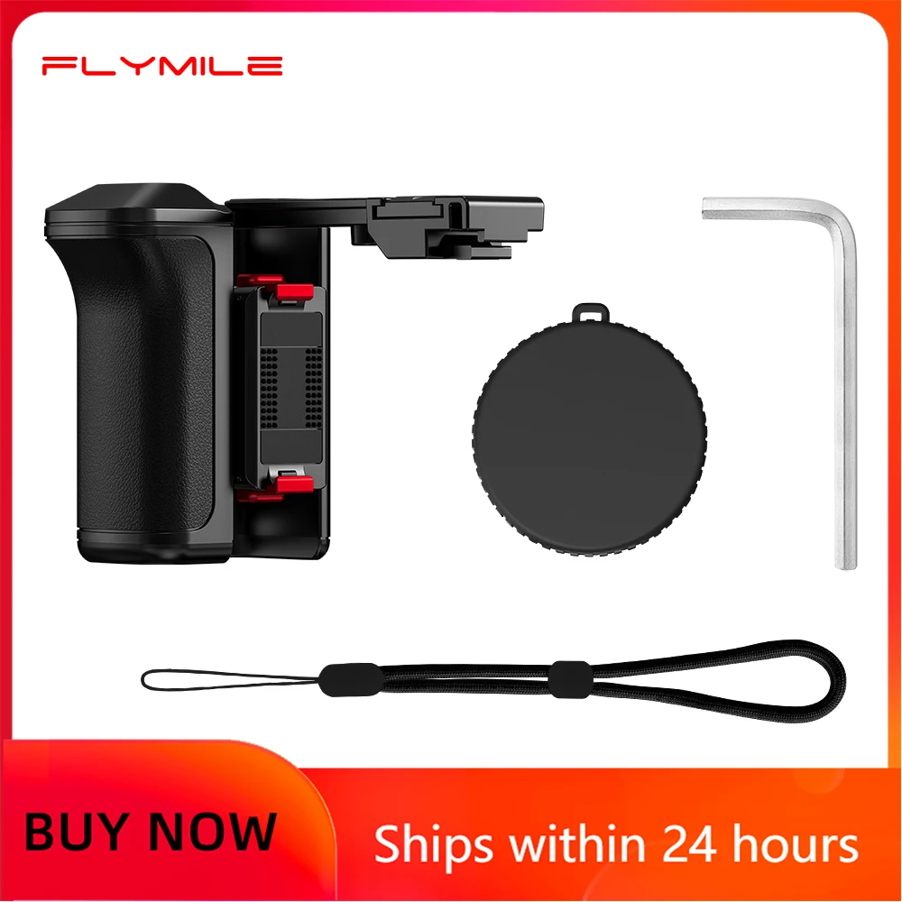Flymile Kameragriff Kompatibel mit DJI Action 5 Pro Cage Vlgo Video Fotografie Xplorer Griff Action 5 Zubehör