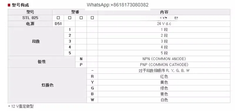 light STL060-F-C51-3-L STL060-F-C51-3-M 4-L