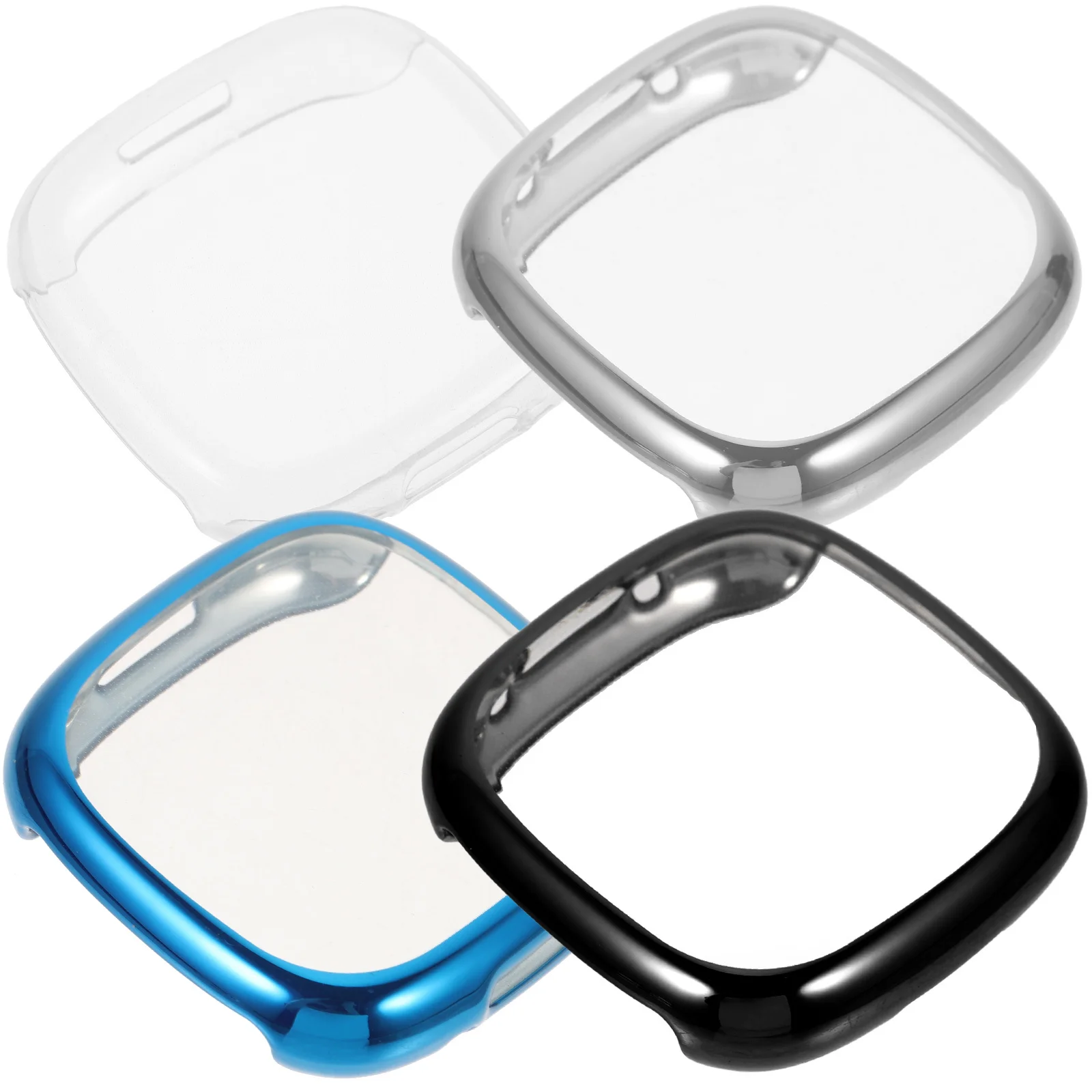 4 Buah Penutup Jam Tangan Tpu Casing Pelindung Tahan Gores Ringan Tahan Lama Kompatibel Penutup Layar Jam Tangan Versa4