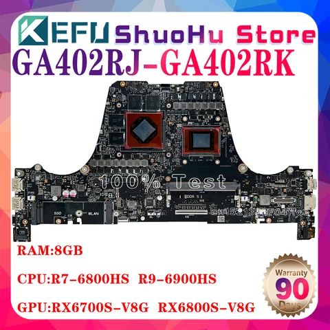 GA402RK GA402RJ Mainboard For ASUS ROG Zephyrus G14 GA402 GA402R