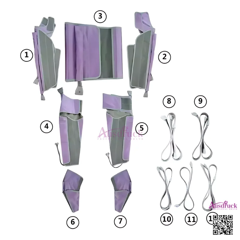 Air Compression Detox Lymphatic Beauty Salon Professional 12 Step Drainage Circulation System Equipment