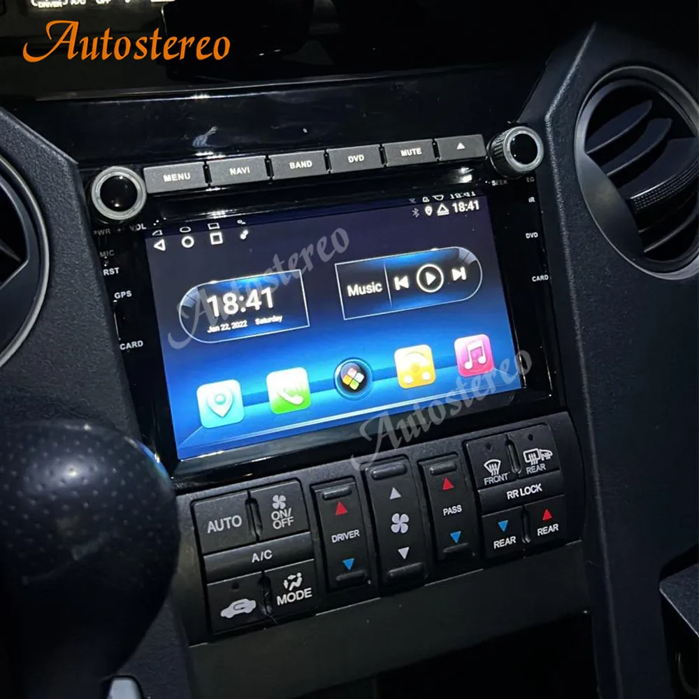 6+128G Android 10.0 Car GPS Navigation For Honda Pilot 2009-2012 Head Unit Multimedia DVD Player Auto Stereo Radio Tape Recorder