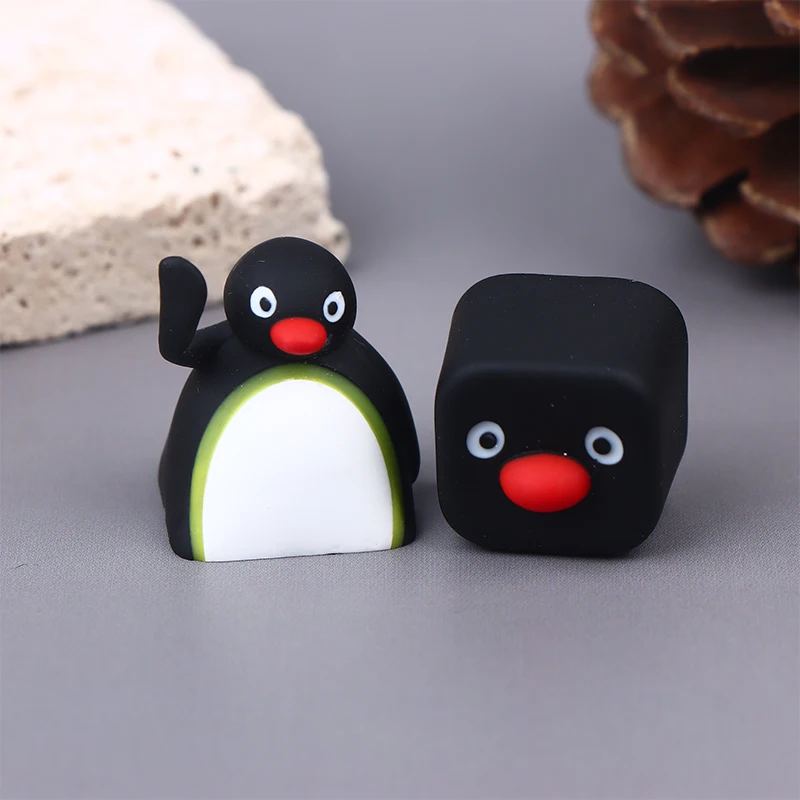 

Kawaii Penguin Personality Keycap Single Cute Resin Creative Mechanical Keyboard Cap Replacement Attachment Gifts
