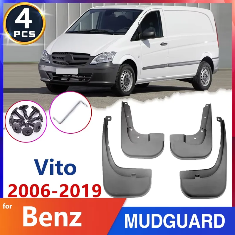 

Car Mud Flap Guard for Mercedes Benz Vito Viano V Class 2006~2019 W639 639 W447 447 Tire Fender Mudflap Mudguard Car-Accessories