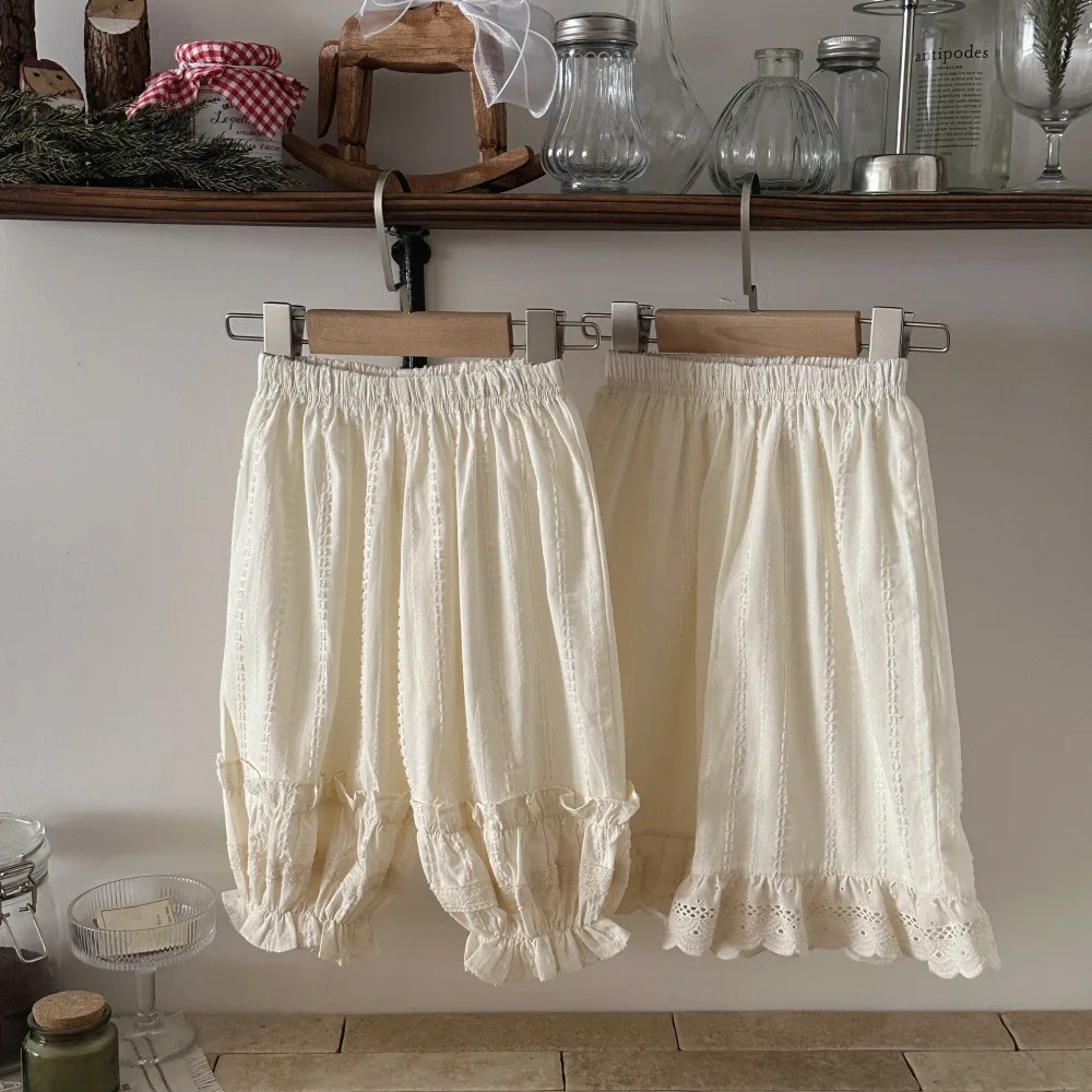 Spring Summer Baby Pants Girls Loose Trousers Cotton Casual Mosquito Proof Pants Korean-style Toddler Clothes
