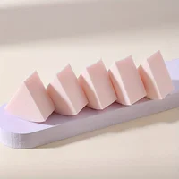 50pcs Triangle Makeup Blender Sponges For Full Face Curve Blending Coverage, Cream, Liquid Foundation, Mini Beauty Applicator 3