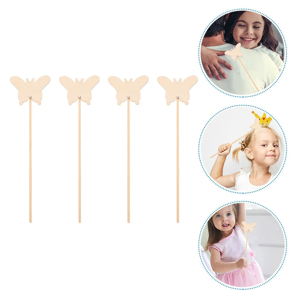 15 قطعة من عصي الجنية الخشبية ذاتية الصنع عصي غير مكتملة لمشاريع الهدايا الإبداعية لوحة يدوية وتطوير الدماغ عصا خرافية ذاتية الصنع