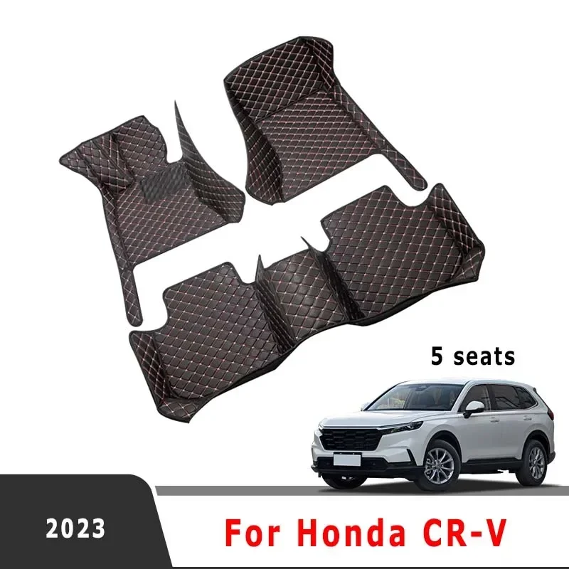 

Для Honda CR-V CRV CR V 2025 2024 2023 (5 местный) автомобильные коврики, аксессуары для автомобильного интерьера, коврики, детали для автомобиля
