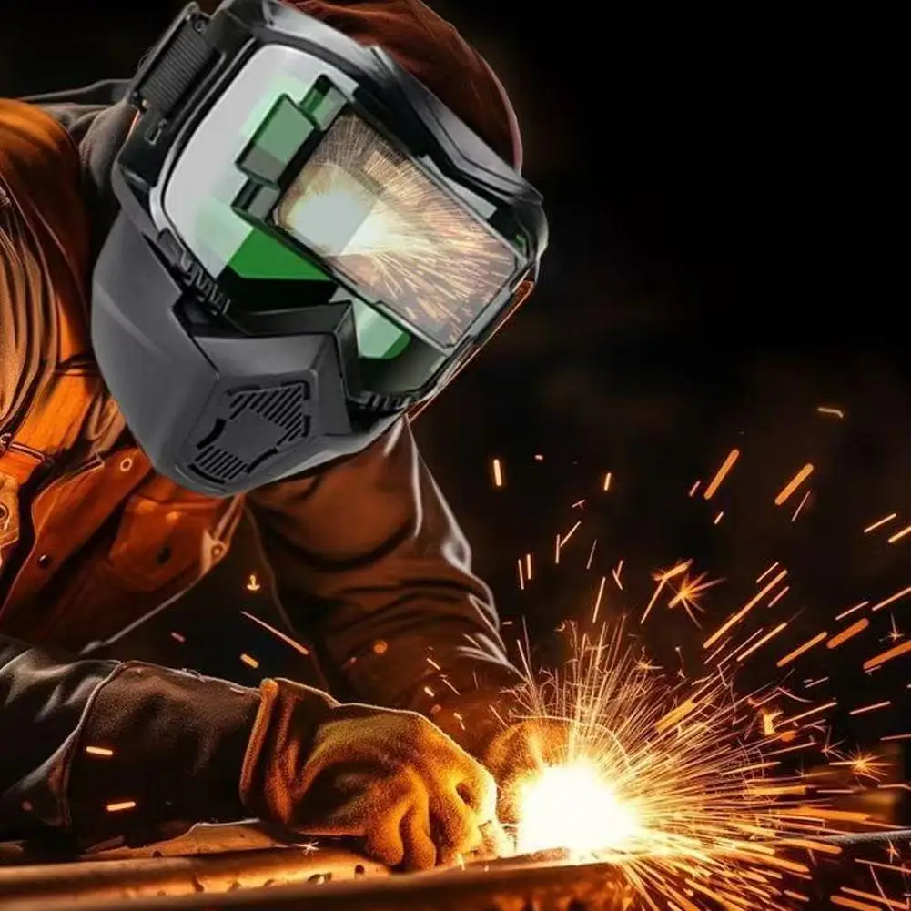 Auto Darkening Welding Glasses Work Protective Equipment Face Protector Band Impact Resistant Welder Mask Face Cover