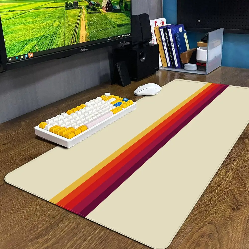 

Коврик для мыши в стиле ретро VHS, коврик для мыши XXL, компьютерные аксессуары, большая клавиатура, коврик для ноутбука, стол, новый продукт, геймерские игры